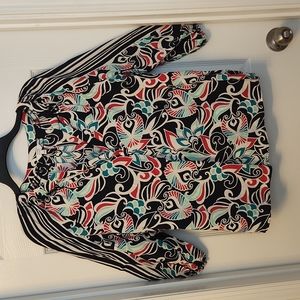 Crown & Ivy Colorful Blouse